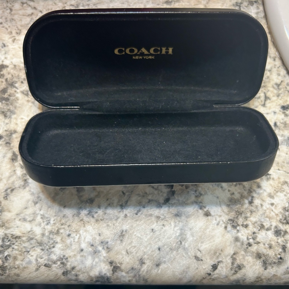Coach eye glass carrying case
